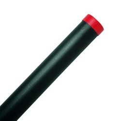 Capped Carp/Beachcaster Plastic Rod Tubes Black Large